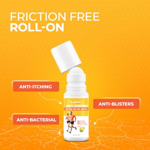 Image of Elemnt Anti Chafing Roll on | Prevents Underarms, Thighs, Initimate areas Chafing | Prevents Blisters, Rashes | Friction Free movement | Anti Bacterial Roll on for Sports and Fitness Activities | Uni - Sex | 100ml (Pack of 2)
