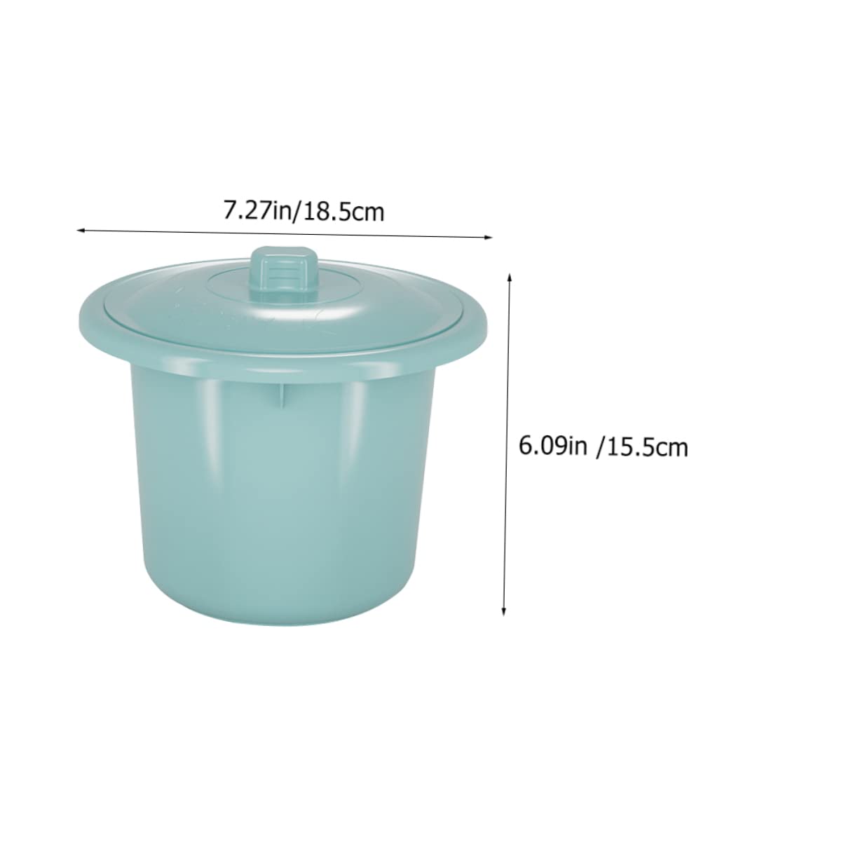 BCOATH 2pcs Kids Urinal Pot Portable Plastic Potty Training Container for Toddlers Bedpan with Lid Random Color
