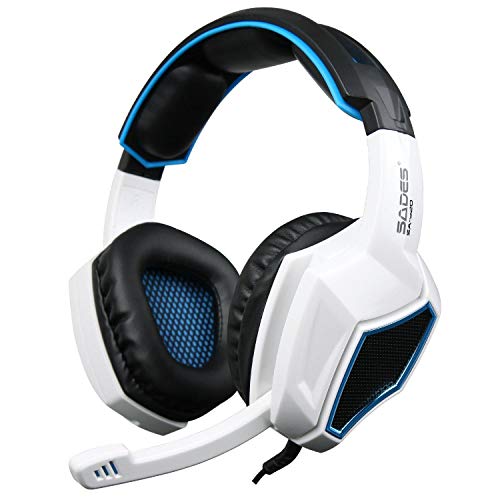 Anivia Computer Headset Headphones, 3.5mm Wired Over Ear Stereo Gaming Headsets with Microphone