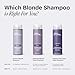 Paul Mitchell Platinum Plus Deep Violet Shampoo, Banishes Brass + Intensely Tones, Ideal for Blonde, Highlighted, Gray or Silver Hair, 10.14 fl. oz