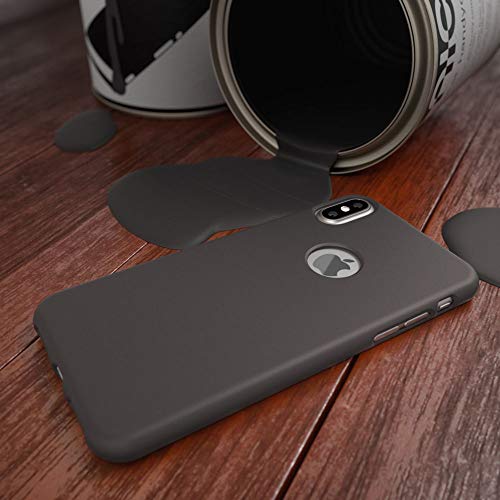 Nalia Case Compatible With Iphone X Xs, Ultra-Thin Phone Cover Tpu Neon Silicone Back Protector Rubber Soft Skin, Protective Shockproof Slim Gel Smartphone Bumper Back-Case, Color:black #TOP6