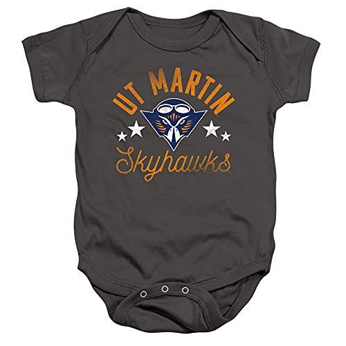 The University of Tennessee at Martin Official Skyhawks Unisex Infant Snap Suit for Baby,Charcoal, 18 Months