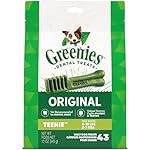 Greenies Original Teenie Natural Dental Care Dog Treats, 12 oz. Pouch (43 Treats)