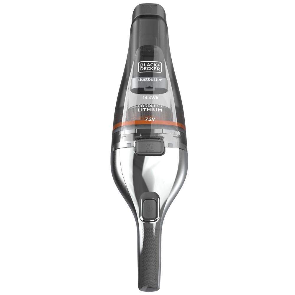 Black & Decker, Odkurzacz bezprzewodowy ręczny samochodowy Dustbuster, litowy 14.4 Wh / 7.2CV, NVC220WC