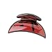 Red Sophistication Claw Clip