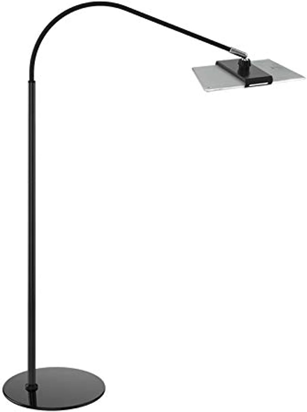 Techno mounts Long Arm Phone Stand Tablet Stand Lazy Floor Mobile Stand, 360 degree rotation, Universal Tablet Holder 4"-13" (Black)