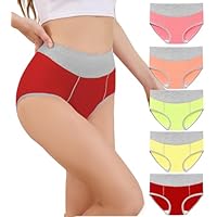 5-Pack Kazna Womens High-Waisted Cotton Briefs (Various)