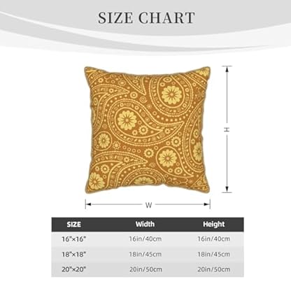 YounPrenG Kissen, Kissenbezüge aus Samt mit goldenem Rand, Kissenbezüge, Dekokissen für Zuhause, Bett, Sofa, Auto,Paisley-Hintergrund, elegant – Bild 5