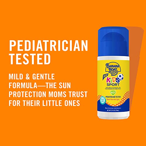 Banana Boat Kids Sport Roll-On Sunscreen Lotion, Broad Spectrum Spf 60+, 2.5 Oz. #TOP2