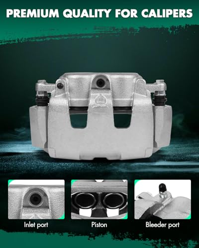 Image of SCITOO Front Left Brake Caliper With Bracket 18B5009 Compatible For Dodge Dakota 2005-2008 For Dodge Ram 1500 2006-2008 For Mitsubishi Raider 2006-2009