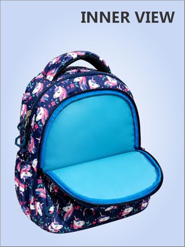 Image of PB Pearlbags Sigma 13L Printed Backpack, 3 Compartments, Bottle Holder, Organizer, Premium Fabric, Water Resistant Anti Theft, School Bag for Boys and Girls