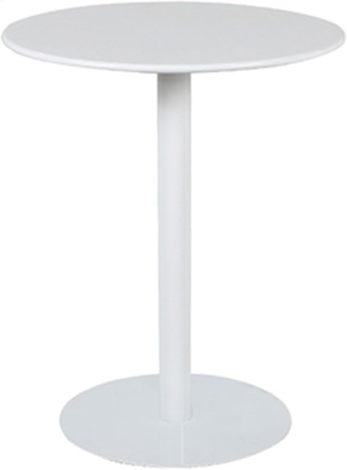 Fodalob Round Bar Table, Indoor Outdoor Restaurant Pub End Side Table, Metal Cocktail Bistro Table, Coffee Table for Living Room, Balcony, Patio, More Color (Color : Green, Size : Dia 70cm(27.5"))