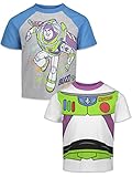 disney buzz lightyear toddler boys 2 pack short sleeve t-shirts 3t