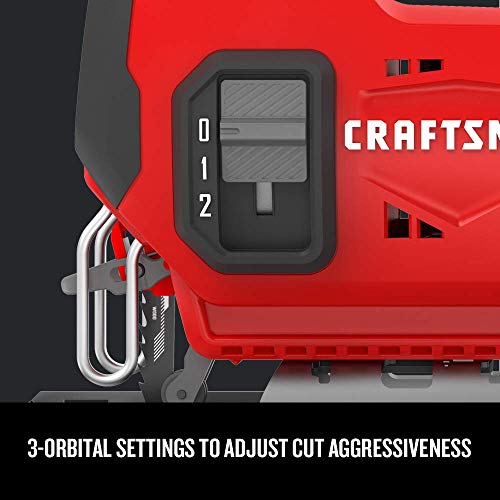 CRAFTSMAN V20 Cordless Jig Saw, Tool Only (CMCS600B) (Renewed) - Thumbnail 3