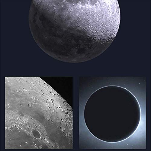 Telescopio práctico astronómico 80X con trípode miniatura 6