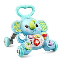 VTech Toddle & Stroll Musical Elephant Walker - Electronic Walker, Adjustable Speed Control - 523000, Multicolor