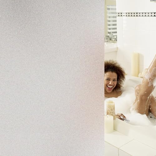 La mejor selección de Ventanas - los preferidos. 50 SOZOMO Película de Privacidad para Ventanas(45x800CM),Película Decorativa de Vidrio,Película de Vidrio Esmerilado,Vinilos para Ventanas Privacidad,sin Pegamento Adherencia...