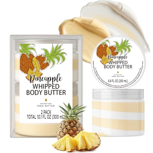 Save 9% on Embleaf Pineapple Whipped Body Butter for Dry Skin - Image 1