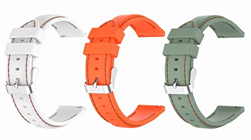 SHEAWA for Garmin(�K�[�~��) Vivoactive 6/5/Forerunner 165/Approach S50/S44 �o���h �x���g 3�F�Z�b�g �����o���h �V���R�� �݊��i �X�g���b�v �����x���g 20mm �A�N�Z�T���[ Fore