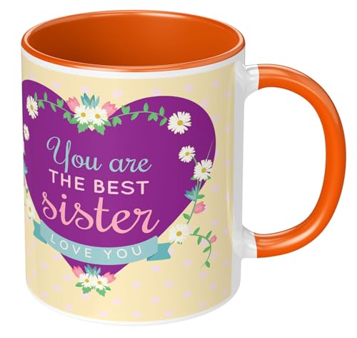 Image of Raksha Bandhan Gifts Printed Mug with Keychain Best Rakhi Combo Gift for Brother & Sister Rakshabandhan Return Gifts for Sister White 350ml Tea /Coffee Mug(Pack of 5)(RMKRCG110)