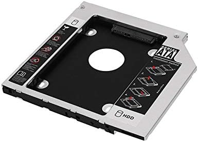 Padarsey Universal 12.7mm SATA to SATA 2nd SSD HDD Hard Drive Caddy Adapter Tray Enclosures Compatible with DELL HP Lenovo ThinkPad ACER Gateway ASUS Sony Samsung MSI Laptop