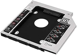 Padarsey Universal 9.5mm SATA to SATA 2nd SSD HDD Hard Drive Caddy Adapter Tray Enclosures for DELL HP Lenovo ThinkPad ACER Gateway ASUS Sony Samsung MSI Laptop