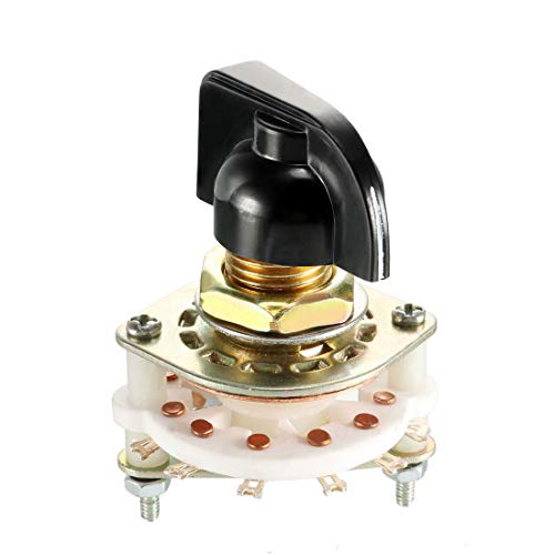 Commutateur Rotatif 1 Pôle 8 Positions – Interrupteur Sélecteur à Bouton Pour Circuits électroniques, Radio, LED
