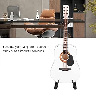 GFRGFH Modèle de Guitare Miniature, avec Support et étui, Ornement d'instrument de Guitare en Bois, pour Les Cadeaux d… – Image 6