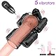 Stimulator Penis Vibrators Eichelstimulator, Elektrischer Masturbator Mann Handfrei Cup Elektrische Penisvibratoren mit 12 Vibrationsmodi Eichelkopfmassagevibrator Männlicher Masturbator