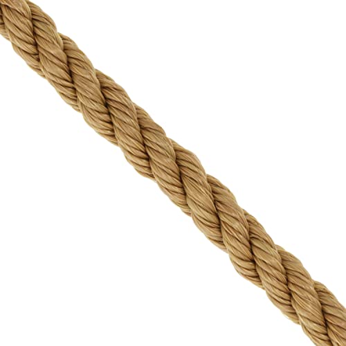 3/4" X 300' Reel, Tan, 3-Strand Polypropylene Rope #TOP1