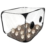 Duradero y transparente: fabricado en PVC resistente e impermeable, la tienda de cultivo de hongos ofrece una visión clara para una observación continua. El material es fácil de limpiar, como un recipiente reutilizable para el cultivo de hongos.