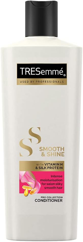 TRESEMME Smooth Shine Conditioner, 340ml, for Radiant and Frizz-Free Hair, with Vitamin H and Silk Protein, Enhances Manageability, 100% Paraben-Free