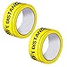 Produktbild Meet U Sicherheitsband 6ft Apart Social Safe Distancing Floor Tape Keep A Safe Distance Sicherheitszeichen 33 m x 50 mm, gelb