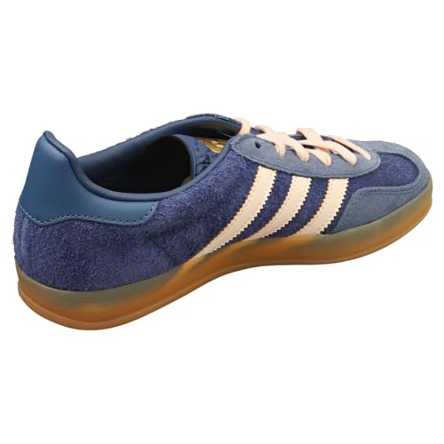 Image of adidas Gazelle Indoor Men's Sneakers, Dark Blue /Bliss Orange /Preloved Ink, Size 7