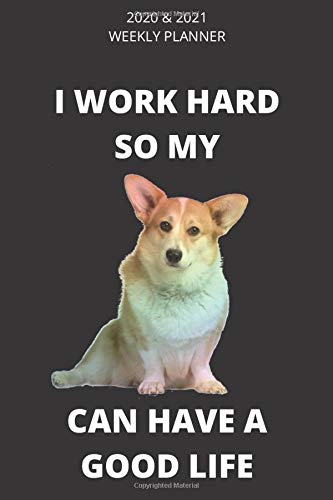 2020 Two Year Undated Weekly Planner | Best Gift For Pembroke Welsh Corgi