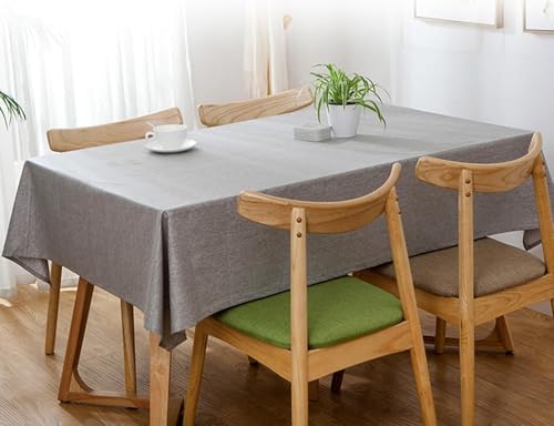 Nappe de cuisine lin polyester rectangulaire table 6 couverts - 3
