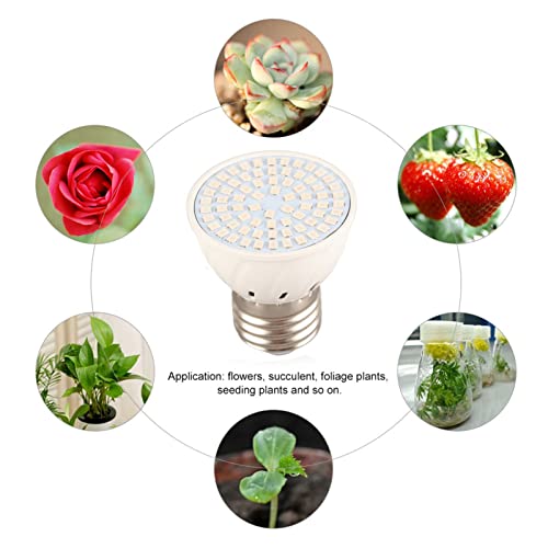 Ebtools Led Grow Light Bulb Led Grow Light Plant Flower Hydroponic Bulb Grow Lamp Round Panel Full Spectrum Led Grow Light For Indoor Plants, Flowers, Greenhouse #TOP6