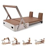 NILoykg& Lit de Pilates Reformer Pliable et Silencieux, sans Assemblage, pour la Pratique ...