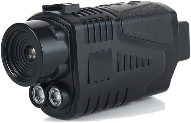 TEQIN Night Vision Monocular, Night Vision InfraredMonocular with 1.5" TFT LCD Display Screen, 984ft/300M Viewing Range in 100% Dark, for Hunting Camping Travel Black