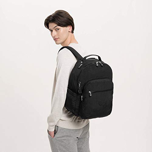 Image of Kipling Women's Seoul 15 inch Laptop Backpack, Durable, Roomy with Padded Shoulder Straps, Built-In Protective Sleeve