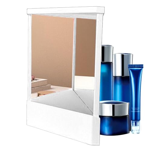 Reales Image Non -Revering -Spiegel - wahrer Reflexion Eitelkeitsspiegel für präzise Make -up & Pflege | Nicht distierender persönlicher Mirror, Hochklaritäts-Schönheitsspiegel für den Gebrauch von Ho Reales Image Non -Revering -Spiegel - wahrer Reflexion Eitelkeitsspiegel für präzise Make -up & Pflege | Nicht distierender persönlicher Mirror, Hochklaritäts-Schönheitsspiegel für den Gebrauch von Ho