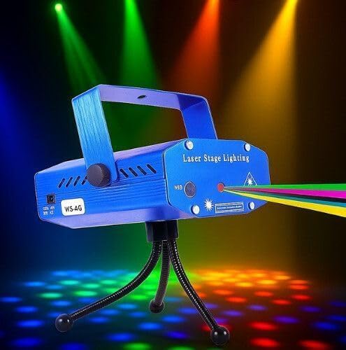 Dotted Mini Red Green Laser Light for Party Decoration | USB Type...