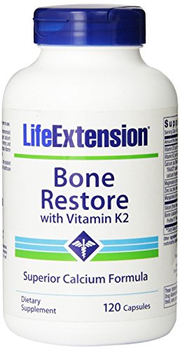 Life Extension Bone Restore with Vitamin K2, 240 Vegetarian Capsules