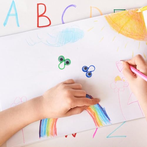 Alipis Augen Finger Groß Erwachsene Auge Fingerpuppen Ringauge Monsterfinger Augenpuppe Fingerspielzeug Pädagogisches Intelligentes Fingerspielzeug (Zufällige) Finger Augen Kinder Blau Gross