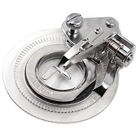 Chiloskit Fancy Flower Stitch Foot Nähmaschine Nähfuß 3700L/5021L Round Nähfuß für Brother Singer Pfaff Cover