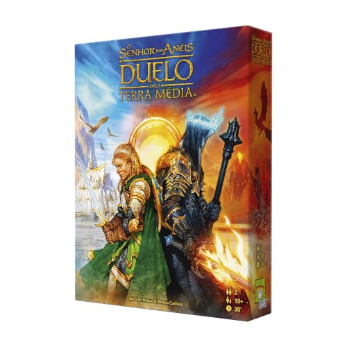 Galápagos, O Senhor dos Anéis: Duelo pela Terra Média, a partir de 10 anos, 2 jogadores, partidas de ate 30 min.