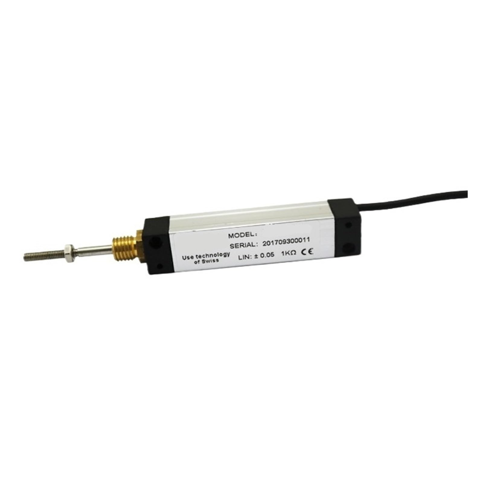 Sensor de desplazamiento lineal KTS-D 100mm para regulación conversión de frecuencia
