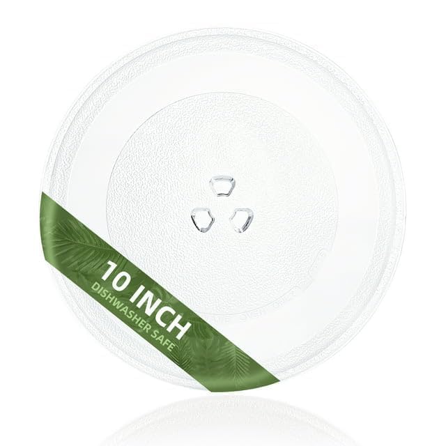 Image of J K b K - Microwave Oven Turntable Glass Compatible with Panasonic 20 & 25 litres Models Microwave Oven Turntable Glass Plate /Tray (Size 10 inch /255 mm)