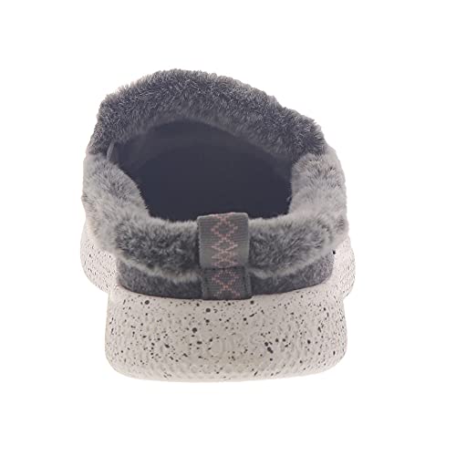 Skechers Skechers Women's BOBS Skipper Wild Wooly Slipper, Gray, 7.5