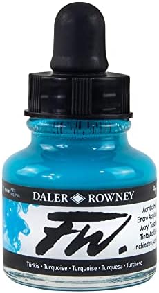 Daler Rowney FW Ink, 29.5 ml, Black (India)
